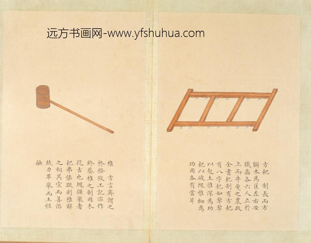 清-钱汝诚绘益象征丰图册-
