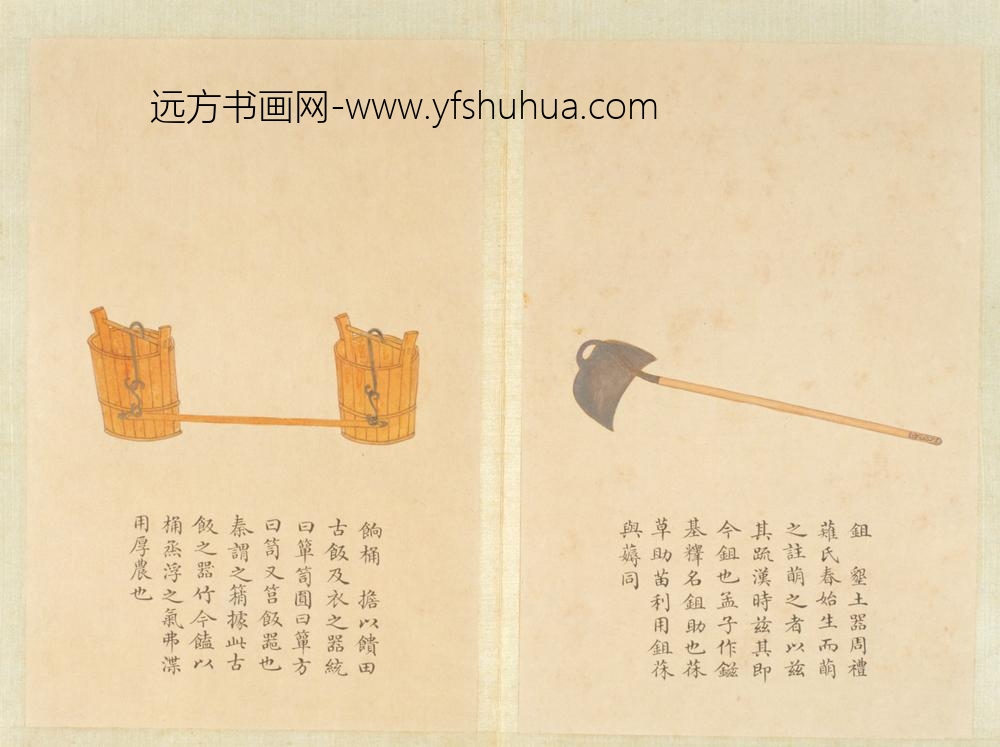 清-钱汝诚绘益象征丰图册-