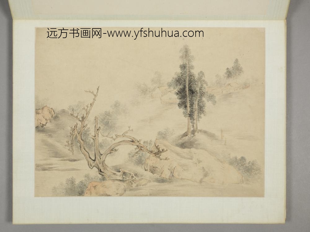 清-陆伟山水图册- ()