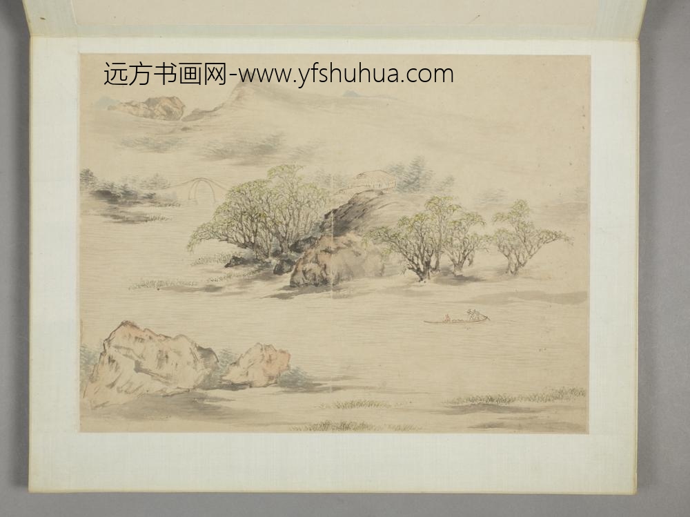 清-陆伟山水图册- ()