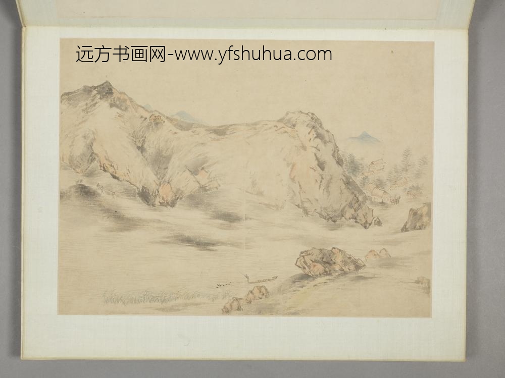 清-陆伟山水图册- ()