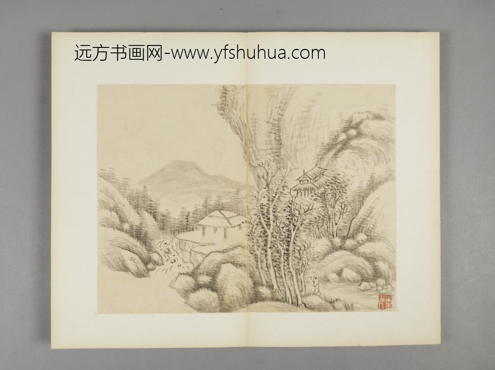 清-陆耀山水图册-