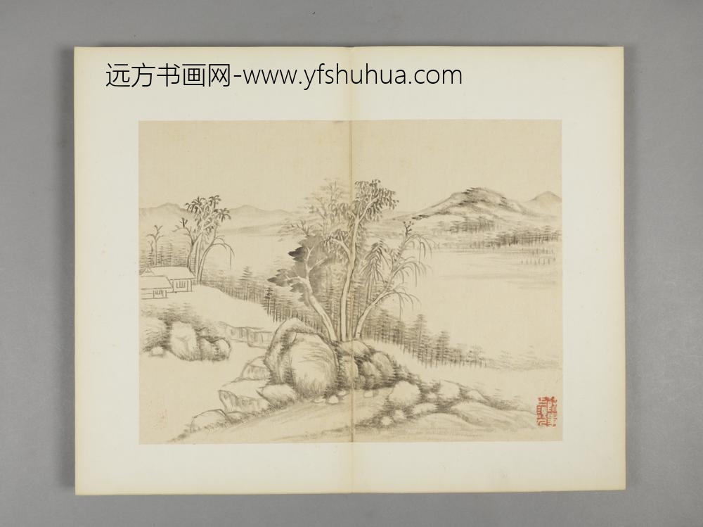 清-陆耀山水图册-