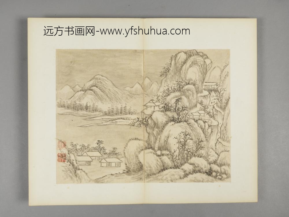 清-陆耀山水图册-