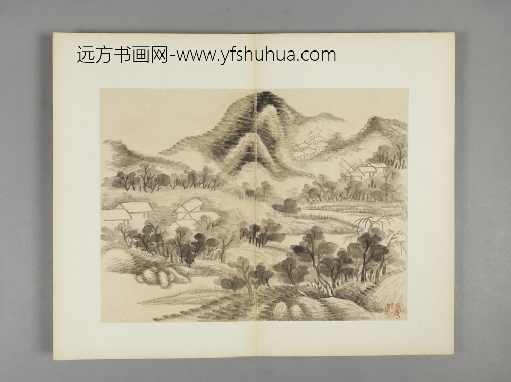 清-陆耀山水图册-