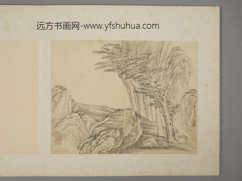 清-陈嘉乐山水册-
