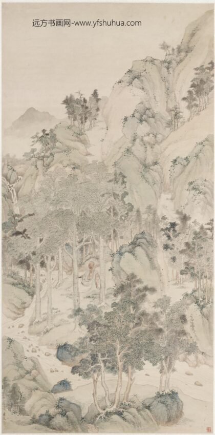 清 陈敷桐荫清咏轴.jpg