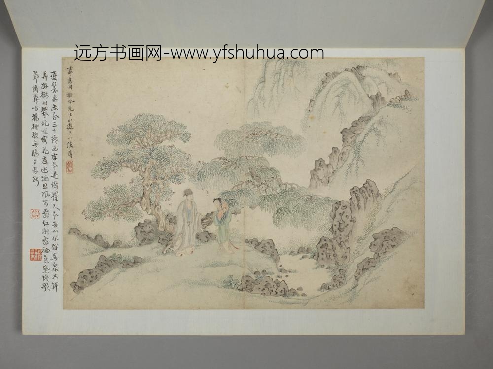 清-项穆之唐人诗意山水册-
