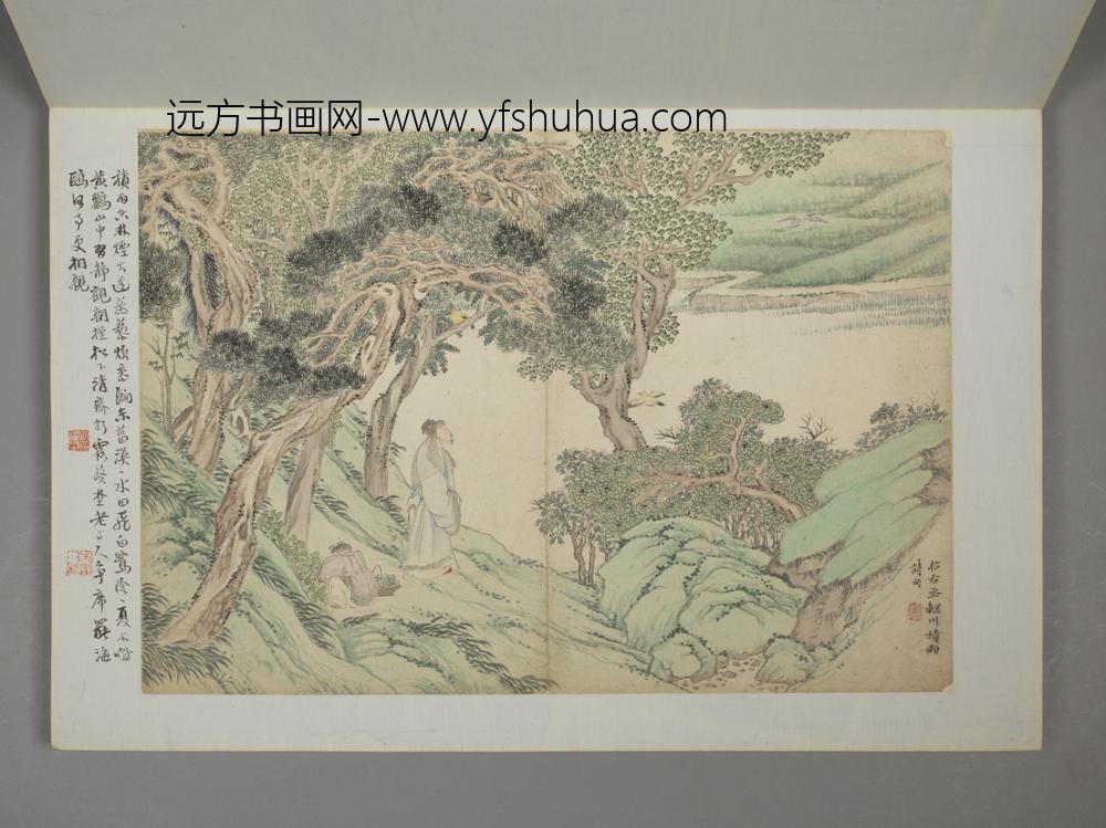 清-项穆之唐人诗意山水册-