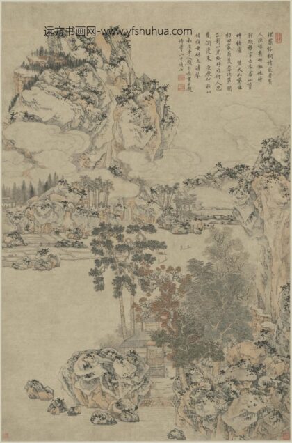 清 顾符稹山水轴.jpg