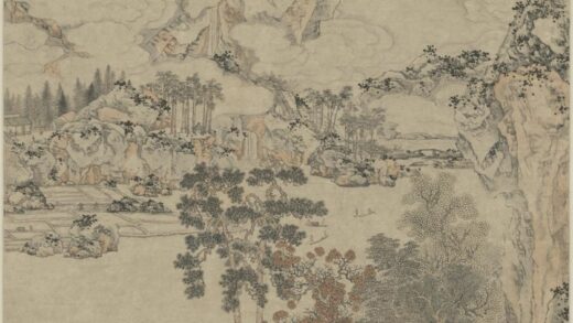 清 顾符稹山水轴.jpg