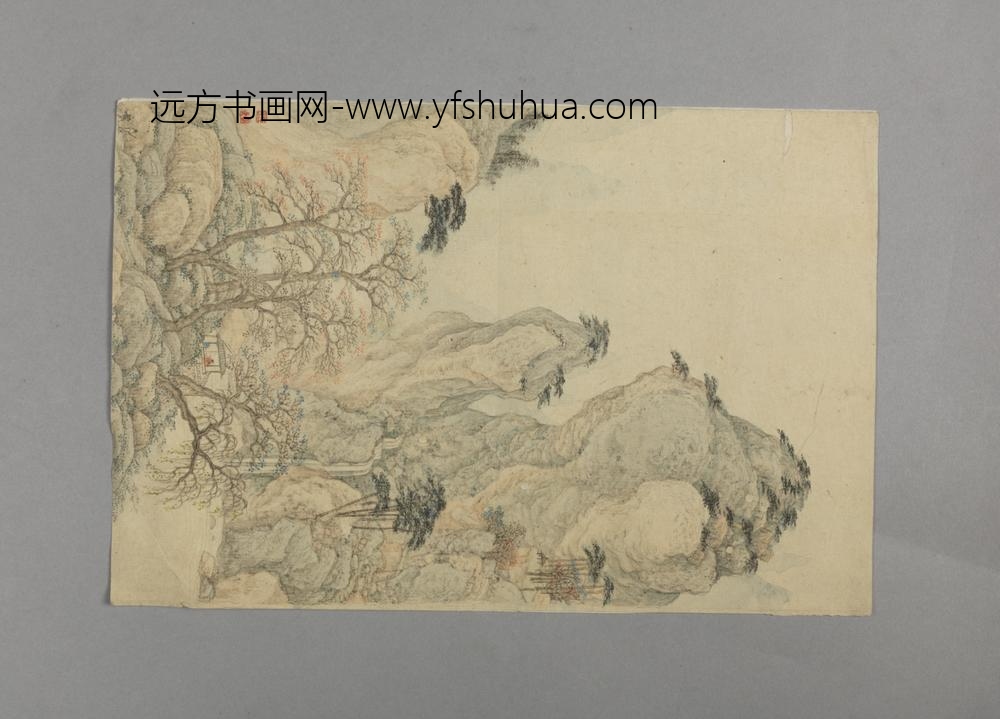 清-顾符稹山水页