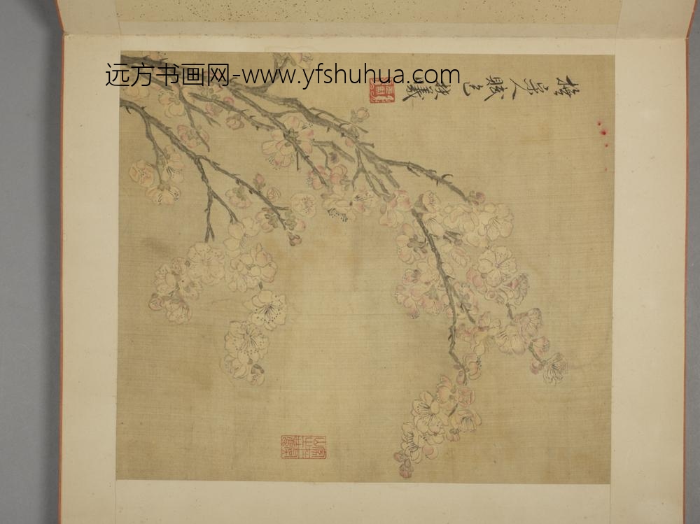 清-马元驭花卉册-