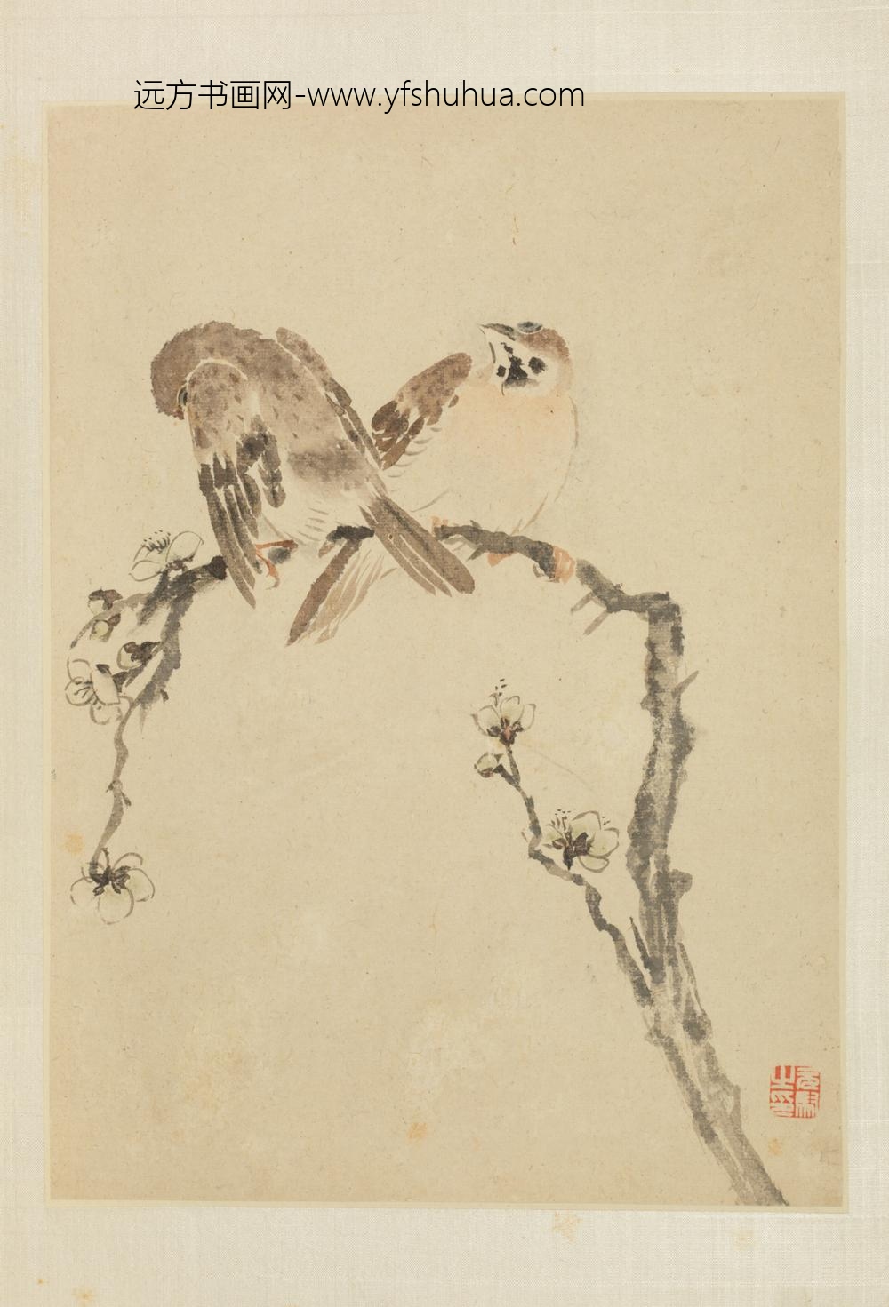 清-马元驭花鸟册-