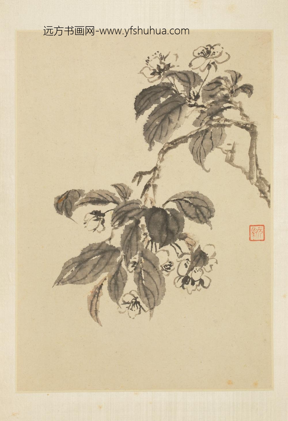 清-马元驭花鸟册-