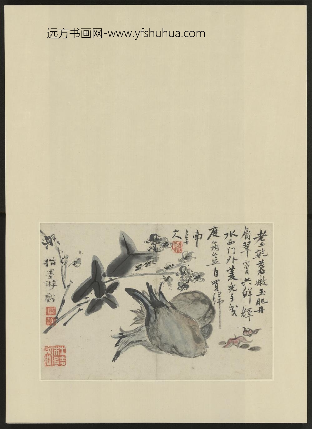 清-高凤翰杂画册-
