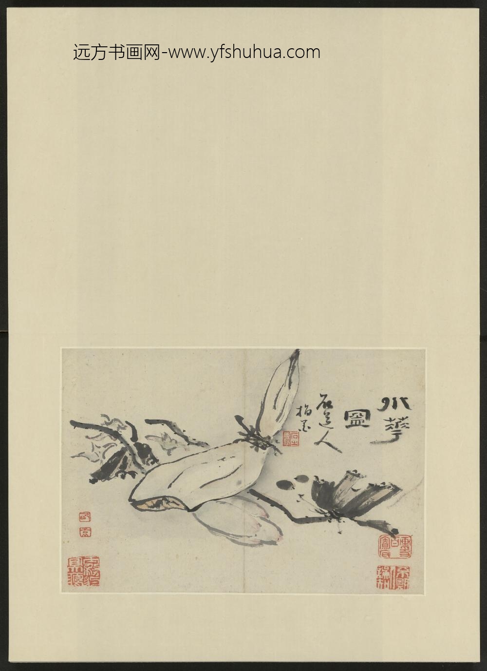 清-高凤翰杂画册-