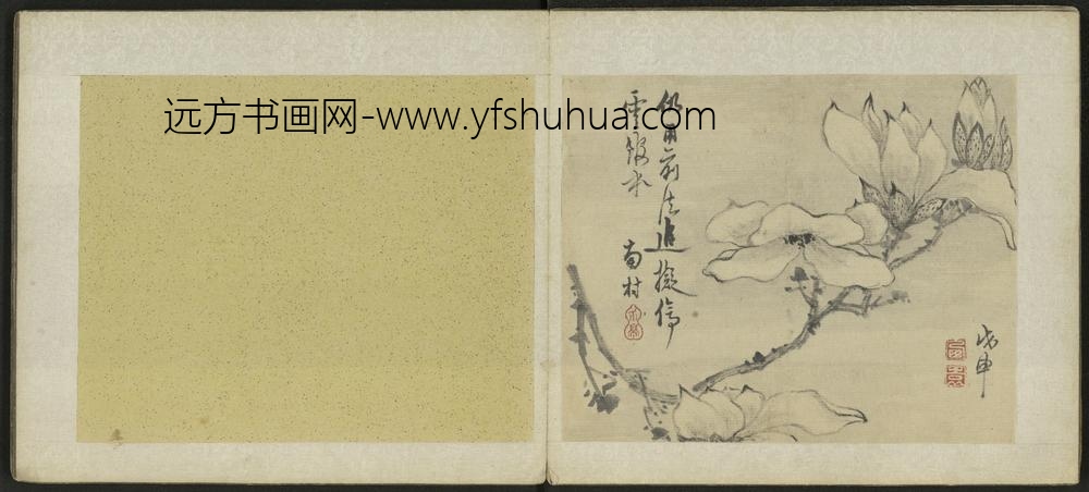 清-高凤翰花卉图册-