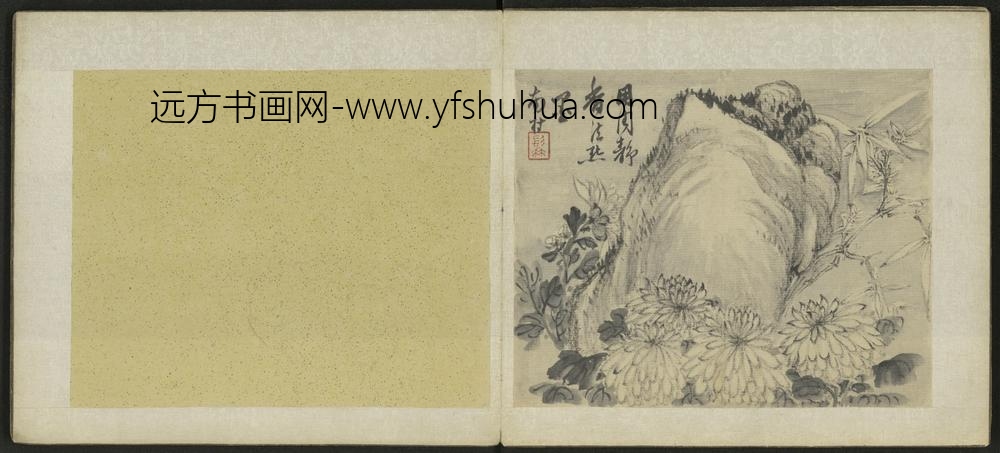 清-高凤翰花卉图册-