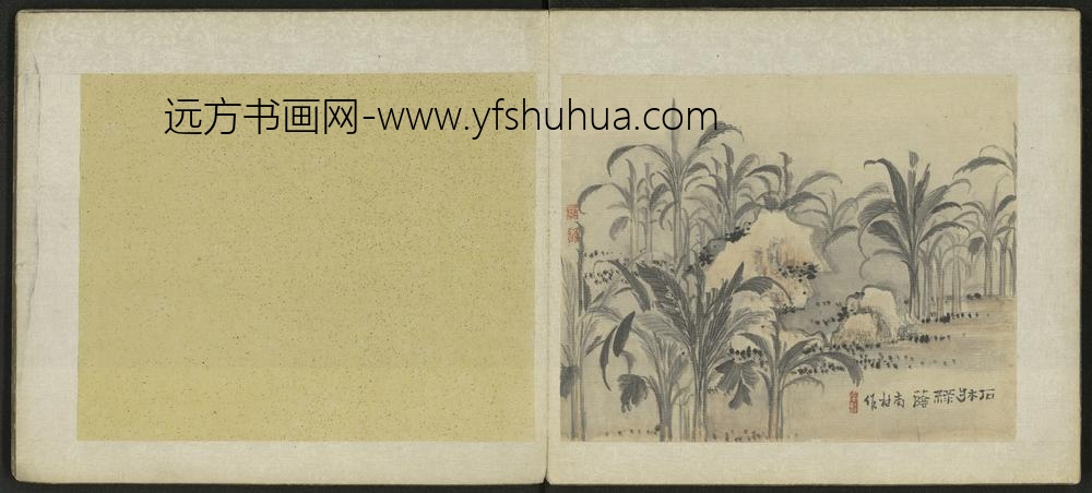 清-高凤翰花卉图册-