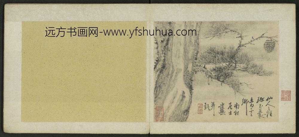 清-高凤翰花卉图册-