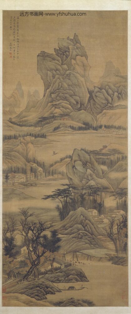 清 高岑万山苍翠图轴.jpg