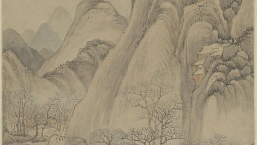 清 高简仿古山水轴.jpg