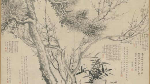 清 高简等三家合作高节寒香图轴.jpg
