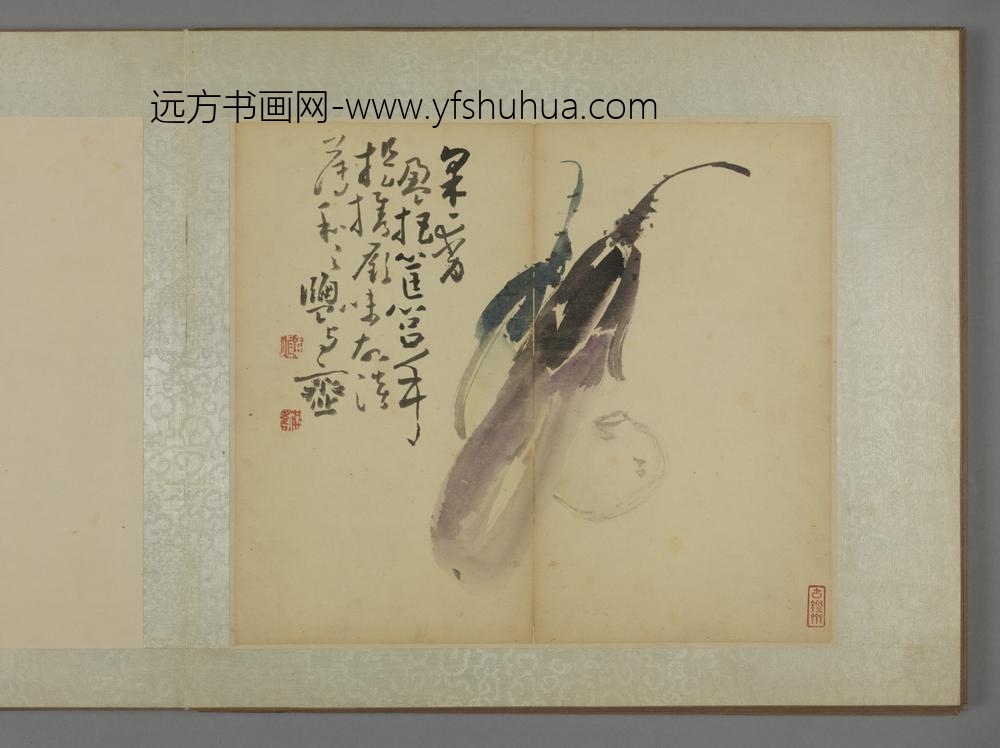 清-黄慎蔬果图册-