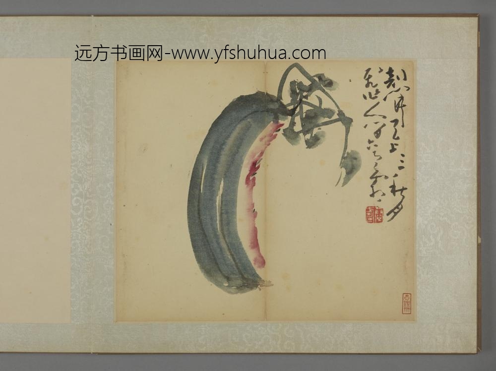 清-黄慎蔬果图册-