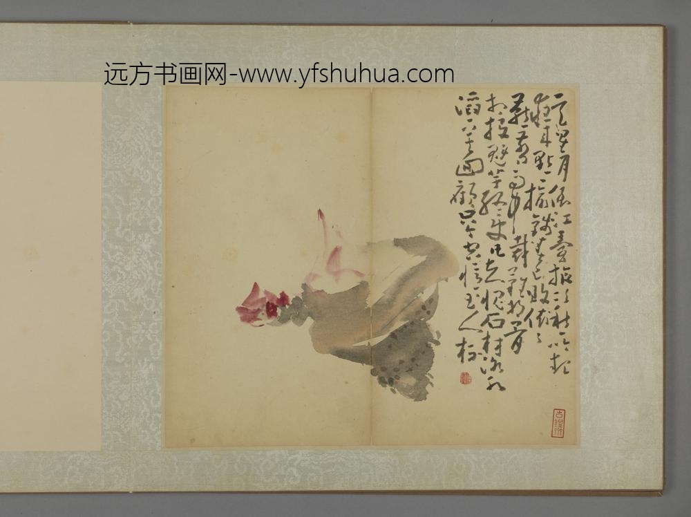 清-黄慎蔬果图册-