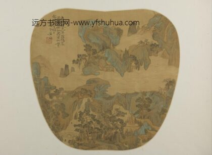 清 黄粲摹梯仙国图纨扇页.jpg