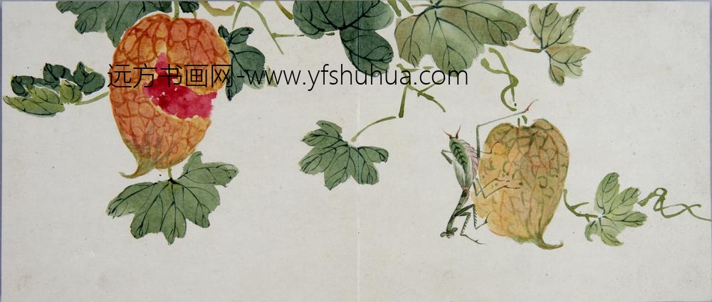 清-黄钺化洽翾蜎图册-