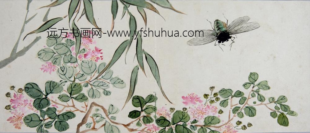 清-黄钺化洽翾蜎图册-