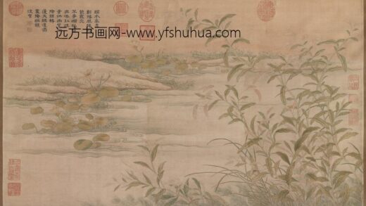 清御制诗缂丝白苹红蓼轴.jpg