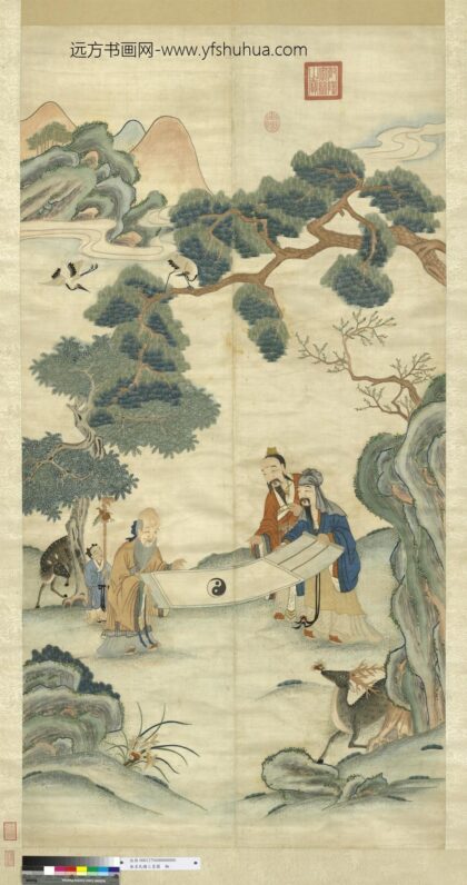 清无名氏绣三星图轴.jpg