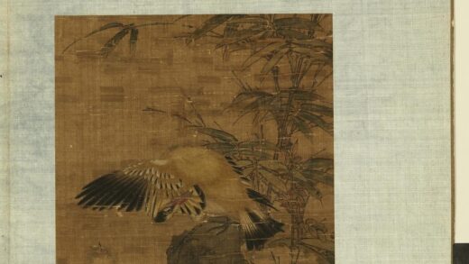 清无款花鸟画册册 黄鹂.jpg