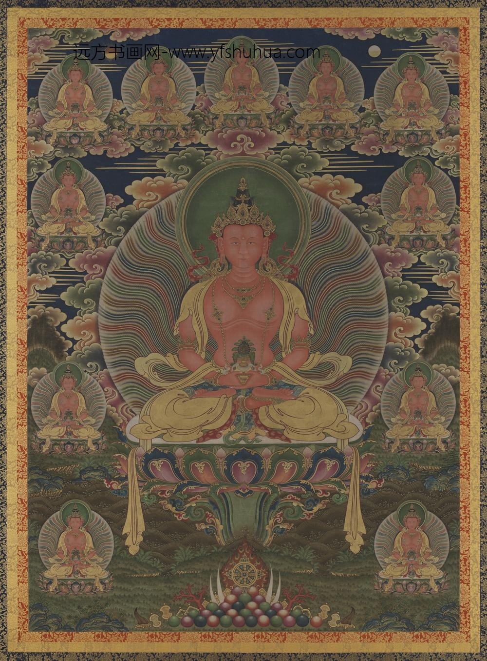 清无量寿佛轴
