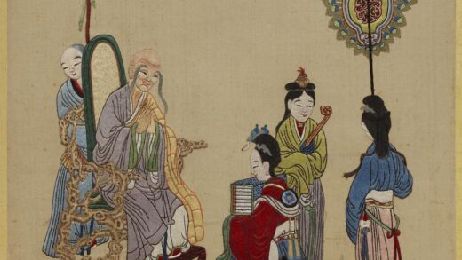 清线绣梵方圆成册 龙女受经.jpg