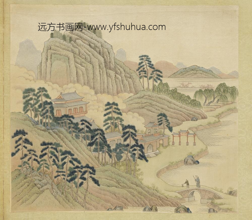 清绣线西湖图册-曲院风荷