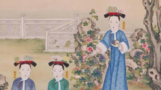 玫贵妃春贵人行乐图轴.jpg