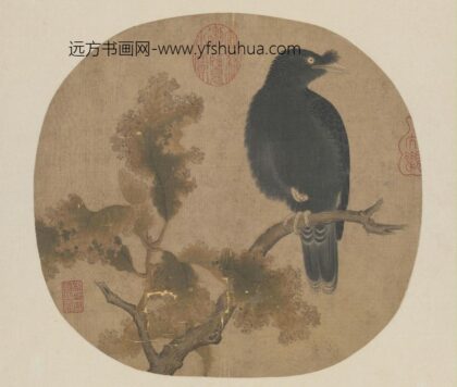 秋树鸜鹆图页.jpg