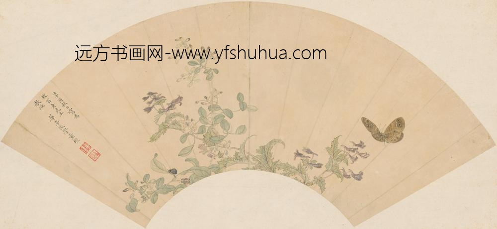 童塏-花蝶扇-