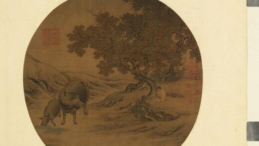 纨扇画册册 无款秋林牧事.jpg