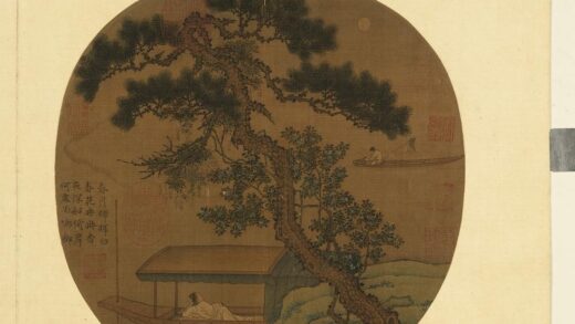 纨扇画册册 无款鸣榔图.jpg