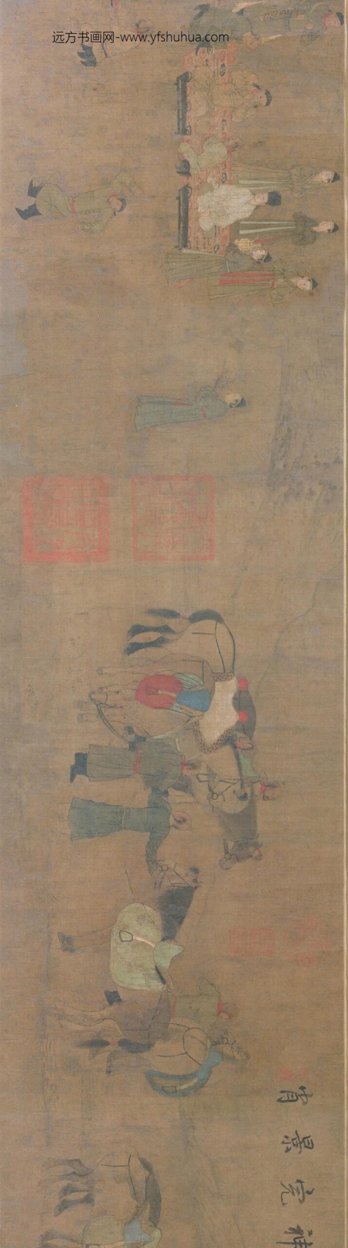 胡瓌卓歇图卷_
