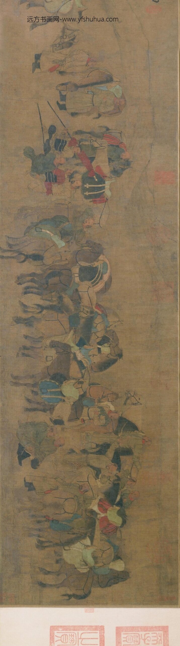 胡瓌卓歇图卷_