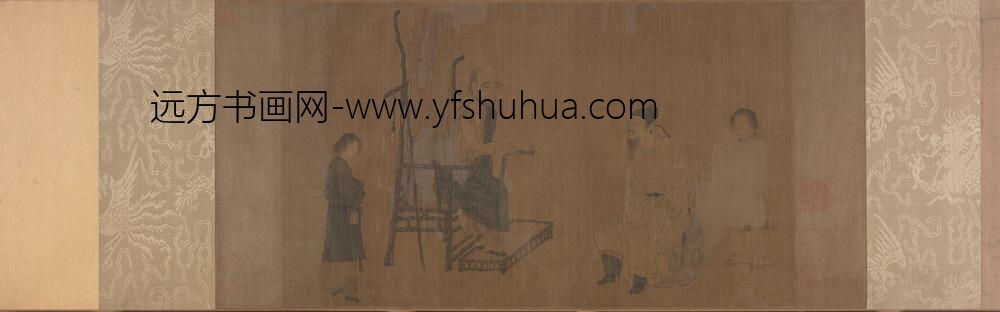 萧翼赚兰亭图卷