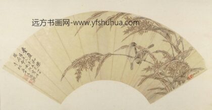 蒋淑丰盈和乐图扇页.jpg