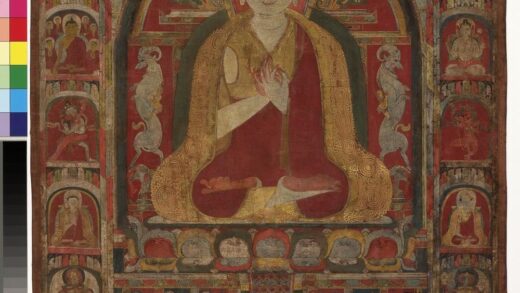 西藏十三世纪达垄寺堪布札希贝唐卡.jpg